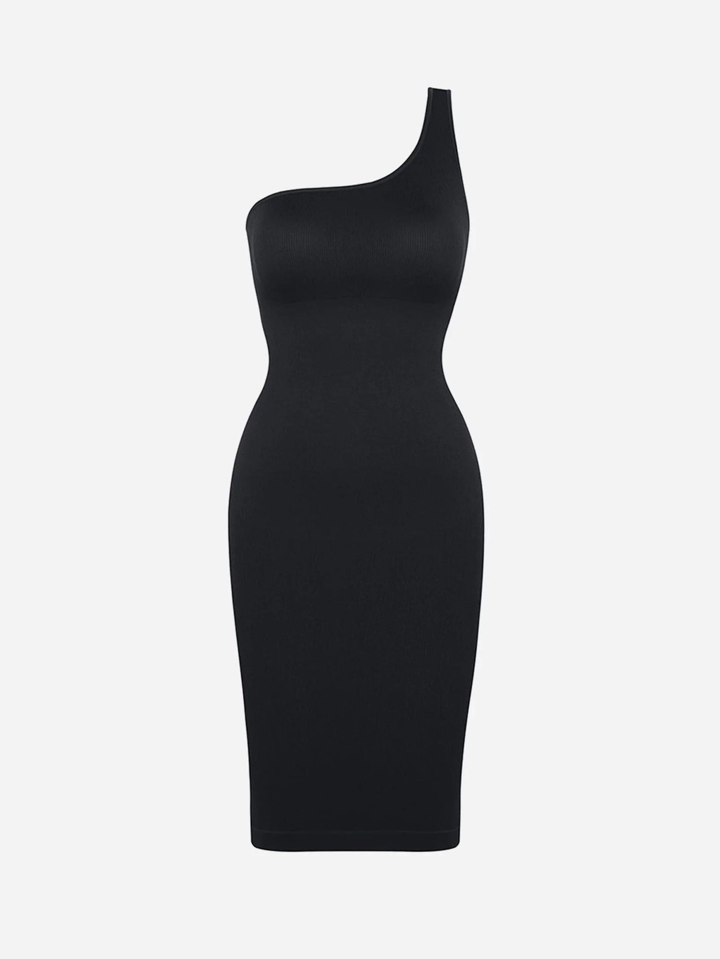 Sllowy - Vestido Moldeador Midi De Un Solo Hombro