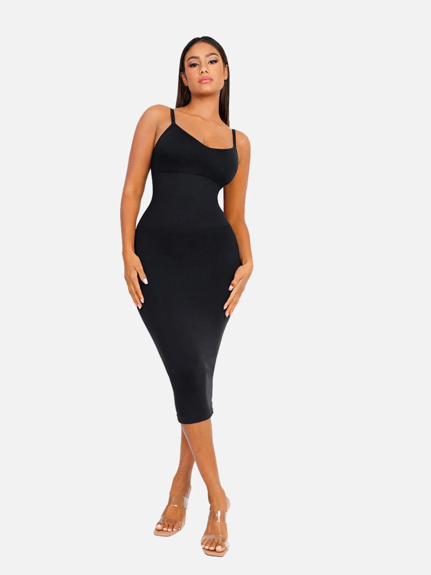 Sllowy - Vestido Moldeador Midi Sin Costuras