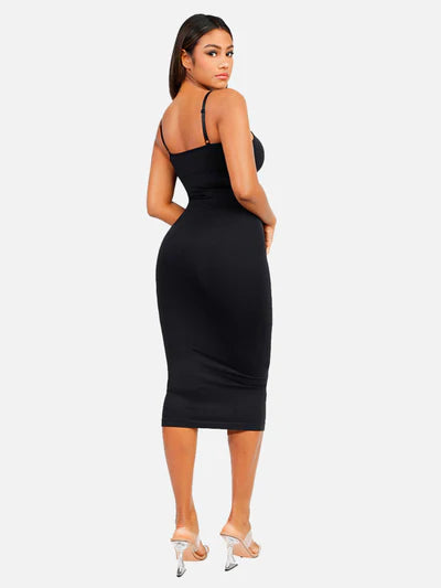 Sllowy - Vestido Moldeador Midi Sin Costuras