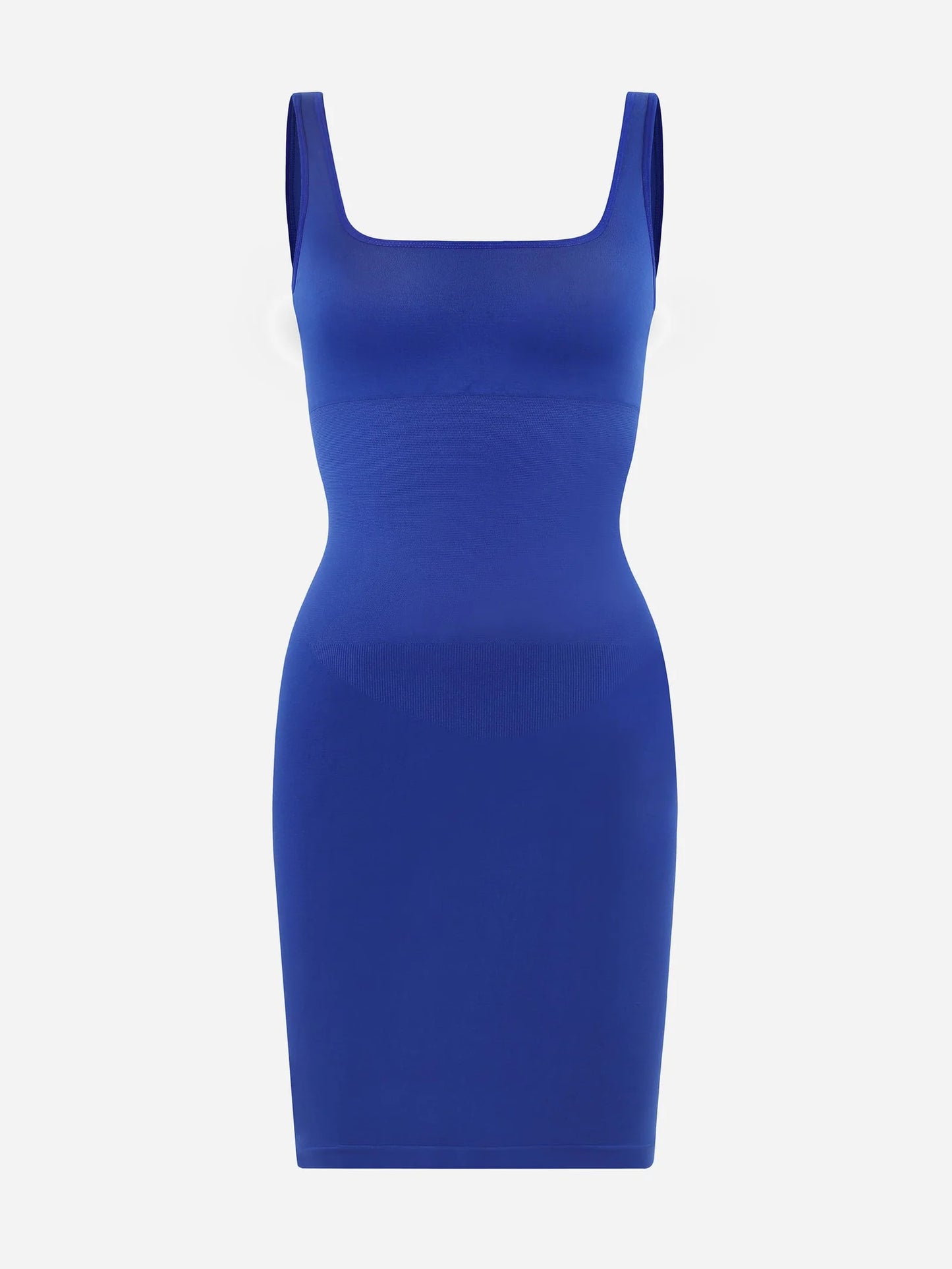 Sllowy - Vestido Moldeador Corto de Escote Cuadrado Sin Costuras