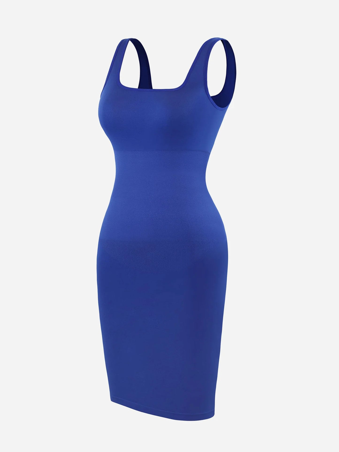 Sllowy - Vestido Moldeador Corto de Escote Cuadrado Sin Costuras