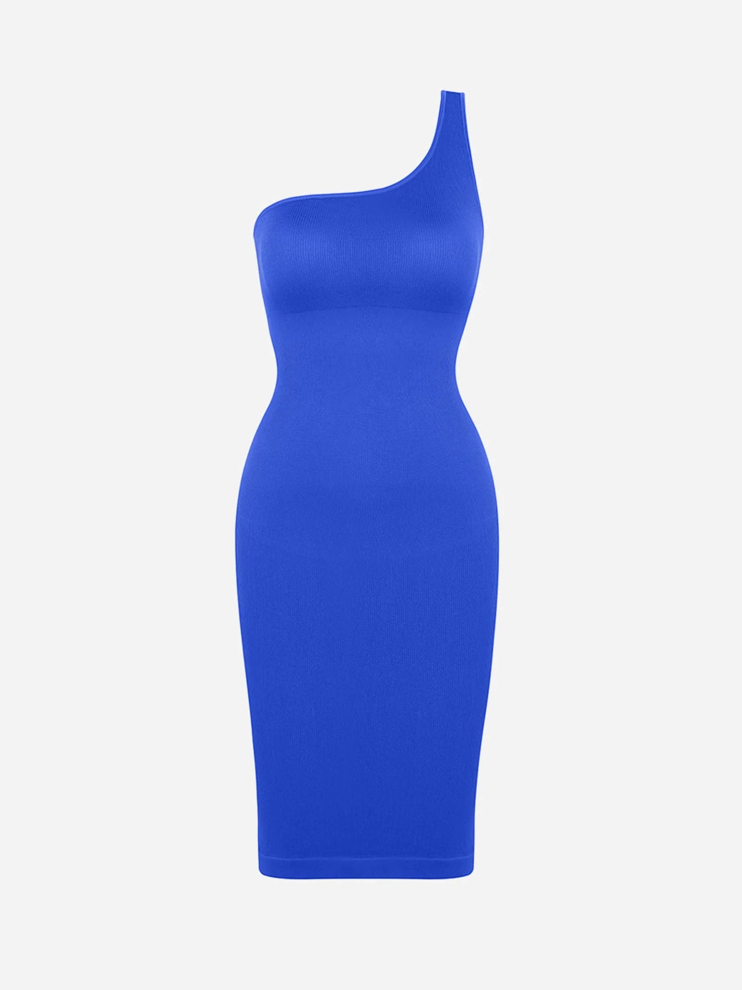 Sllowy - Vestido Moldeador Midi De Un Solo Hombro