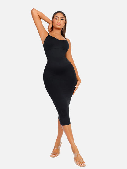 Sllowy - Vestido Moldeador Midi Sin Costuras