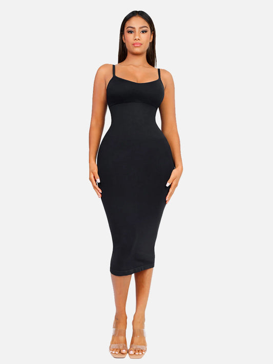 Sllowy - Vestido Moldeador Midi Sin Costuras
