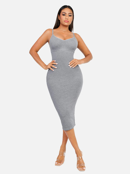 Sllowy - Vestido Moldeador Midi Sin Costuras