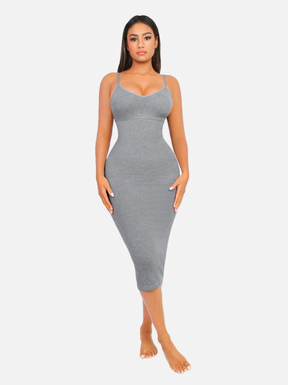 Sllowy - Vestido Moldeador Midi Sin Costuras
