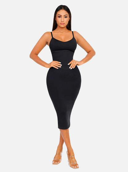 Sllowy - Vestido Moldeador Midi Sin Costuras