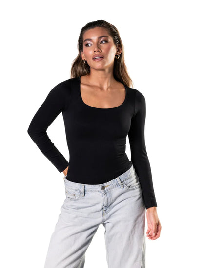 Sllowy - Body de Manga Larga con Tanga