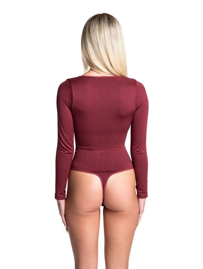 Sllowy - Body de Manga Larga con Tanga