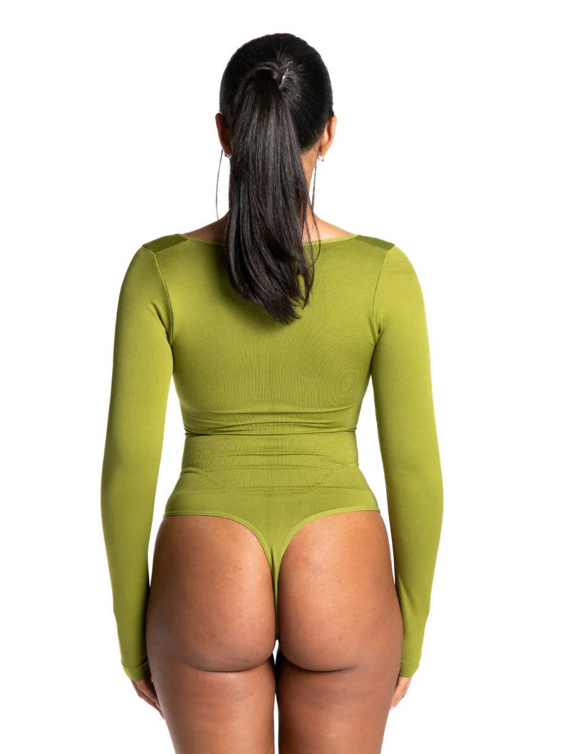 Sllowy - Body de Manga Larga con Tanga