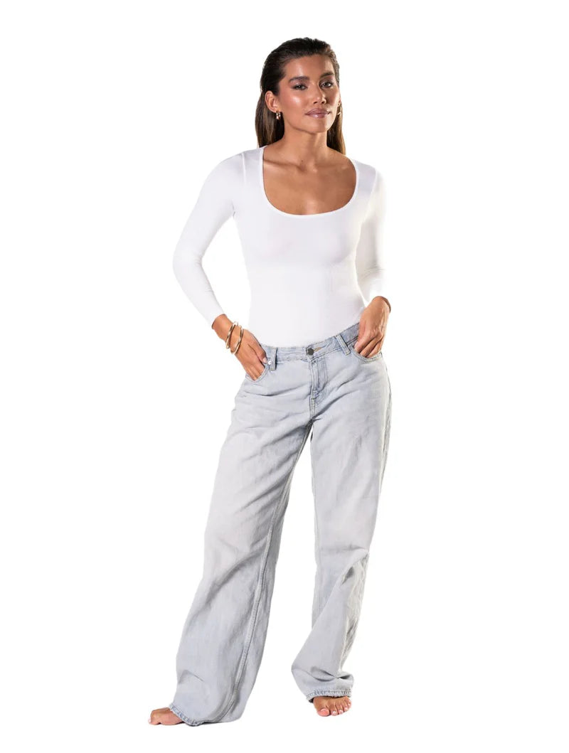 Sllowy - Body de Manga Larga con Tanga